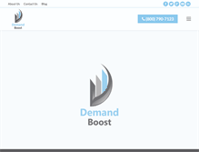 Tablet Screenshot of demandboost.com